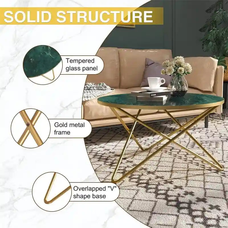 Round Coffee Table - 31.5 D x 31.5 W x 18 H