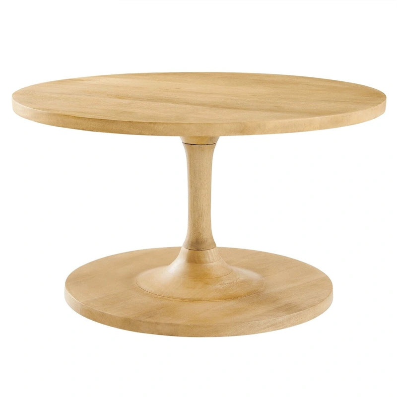 Lina 30  Round Wood Coffee Table