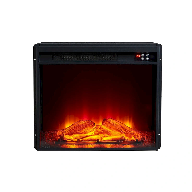 Farmhouse TV Stand with Fireplace for up to 65  TV - 60 W x 33 H x 15.5 D