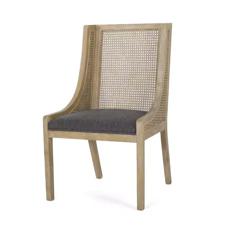 Christopher Knight Home Sorenza 5 Pieces Cane Rattan and Rubberwood Dining Set