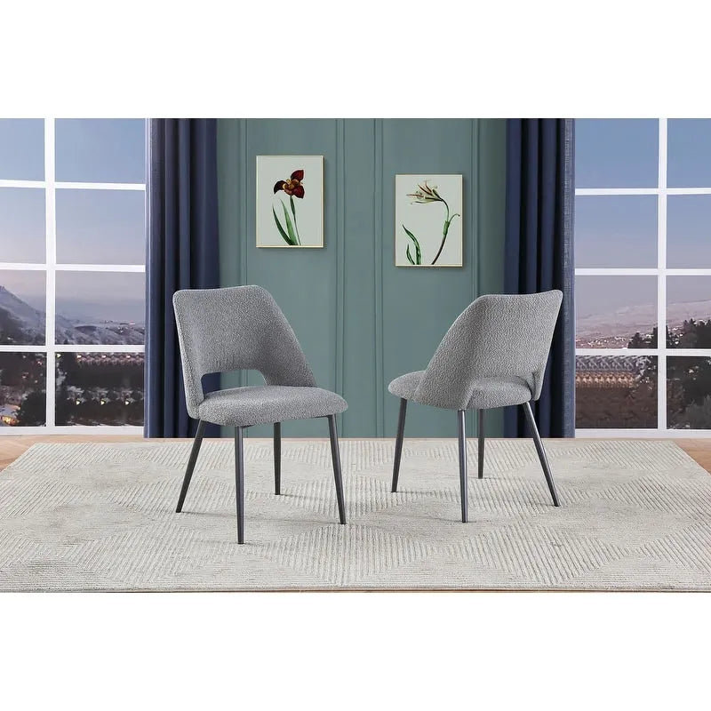 Best Quality Furniture Set of 2 Upholstered Side Chairs