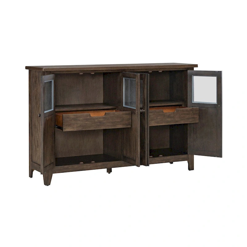 Midland Falls Rustic Brown Buffet 66 Inches