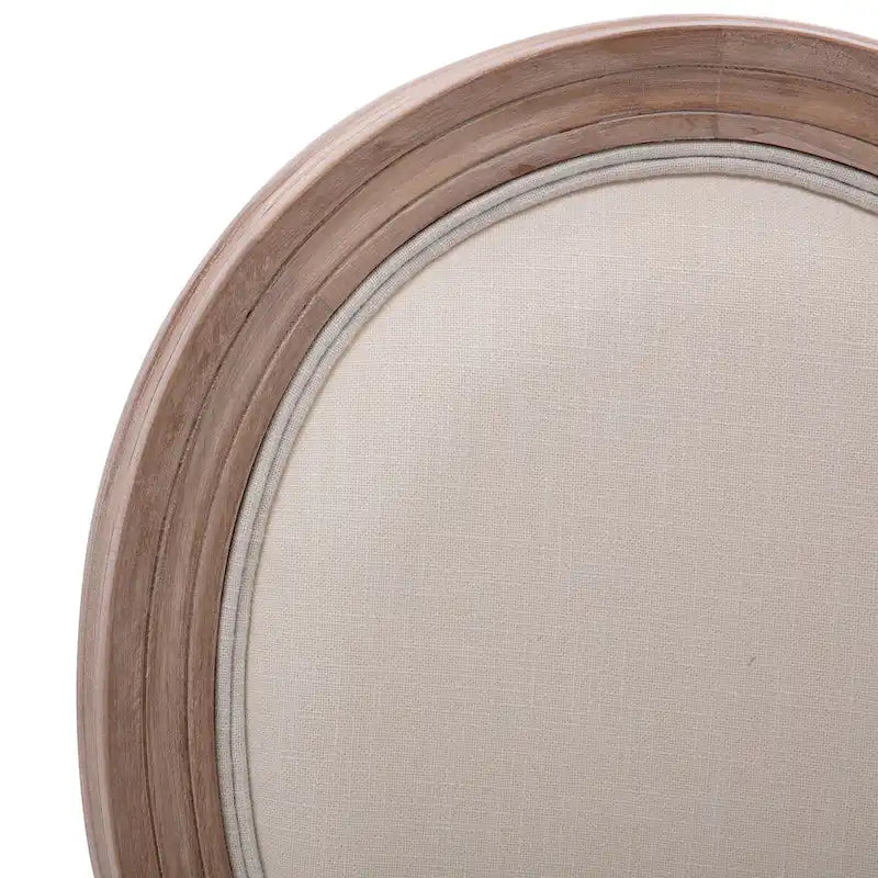 Mieres French Vintage Upholstered Dining Chair, Side Chair(Set of 2) - N/A