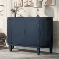 Accent Storage Cabinet Sideboard Wooden Cabinet with Antique Pattern Doors for Hallway, Entryway, Living Room, Bedroom