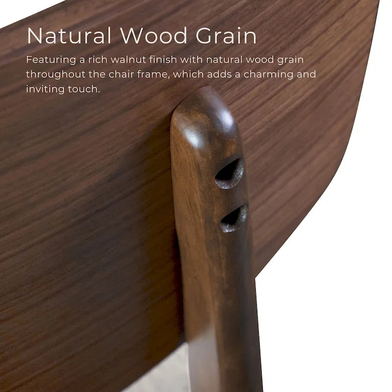 Furniture of America Beau I Mid-century Walnut 7-Piece Oval Dining Set