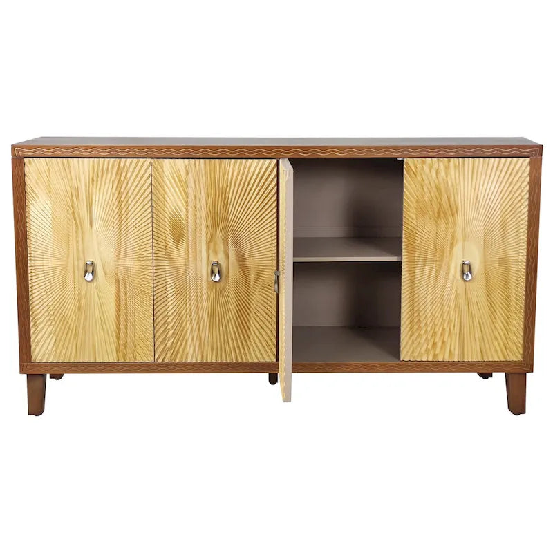 Accent Cabinet4 Door Storage Cabinet Dining Sideboard