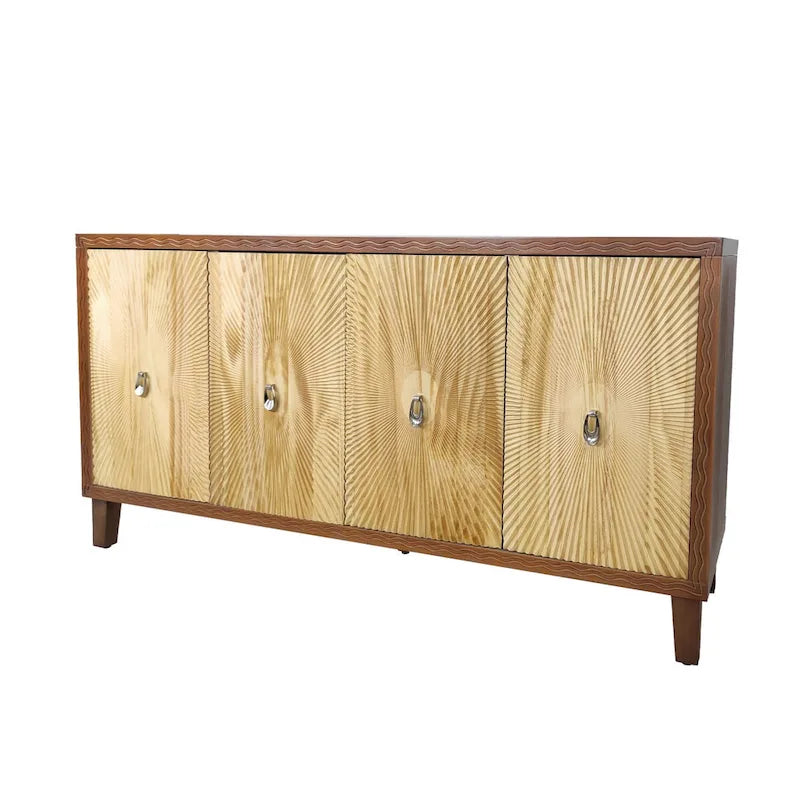 Accent Cabinet4 Door Storage Cabinet Dining Sideboard