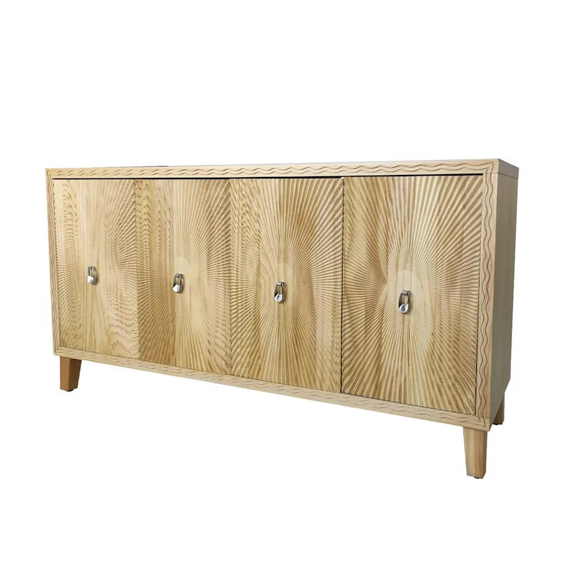 Accent Cabinet4 Door Storage Cabinet Dining Sideboard