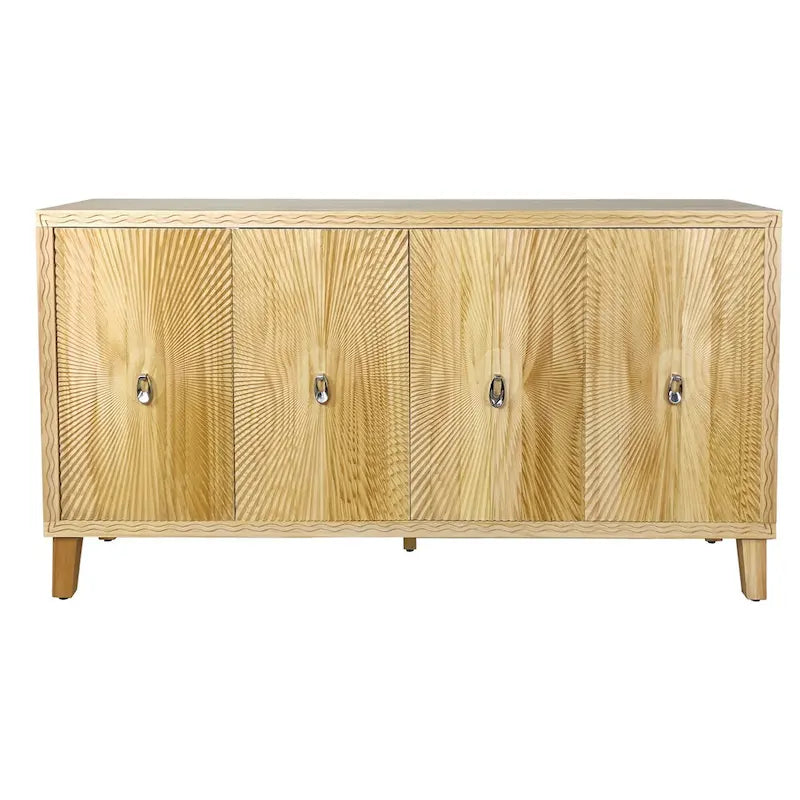 Accent Cabinet4 Door Storage Cabinet Dining Sideboard