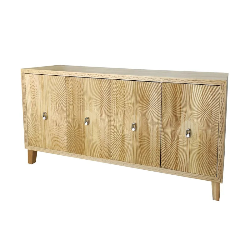 Accent Cabinet4 Door Storage Cabinet Dining Sideboard
