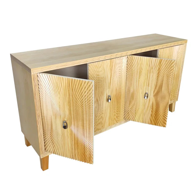 Accent Cabinet4 Door Storage Cabinet Dining Sideboard