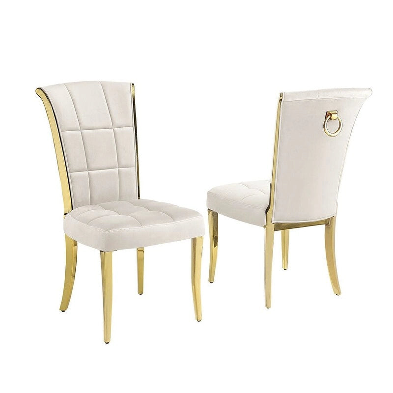 Best Quality Furniture D325-SC324-7 5 Piece Round Dining Set