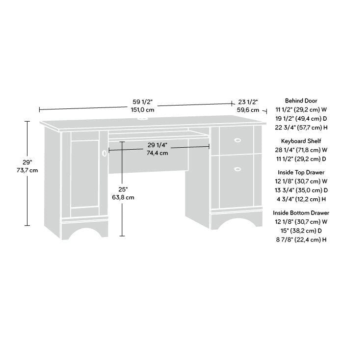 Sauder Select Collection Home Office Computer Desk