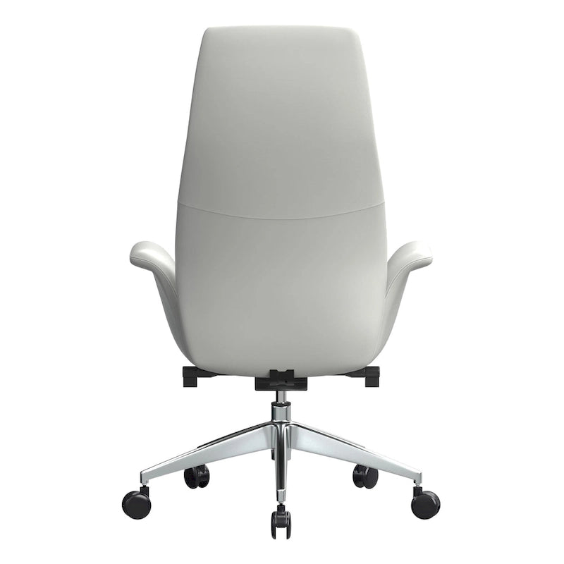 Summit High-Back Leather Office Chair with Swivel and Tilt