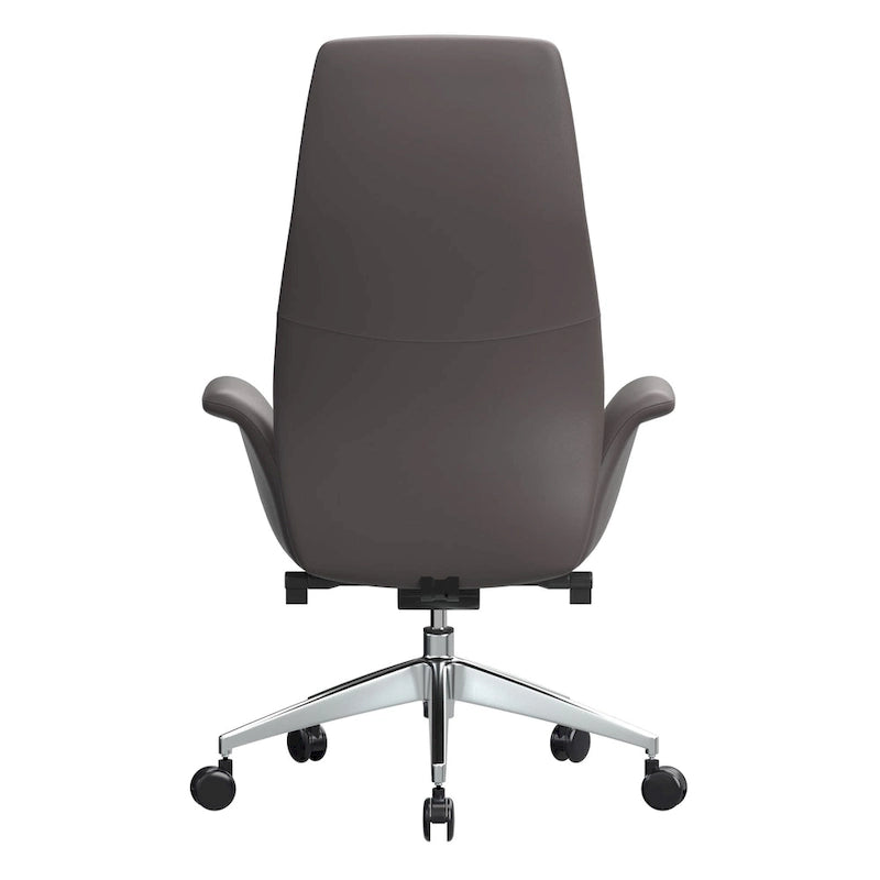 Summit High-Back Leather Office Chair with Swivel and Tilt