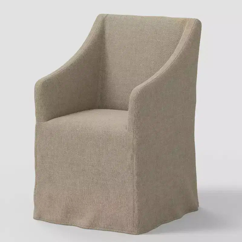 Sloped Arm Slipcovered Dining Chair - Threshold