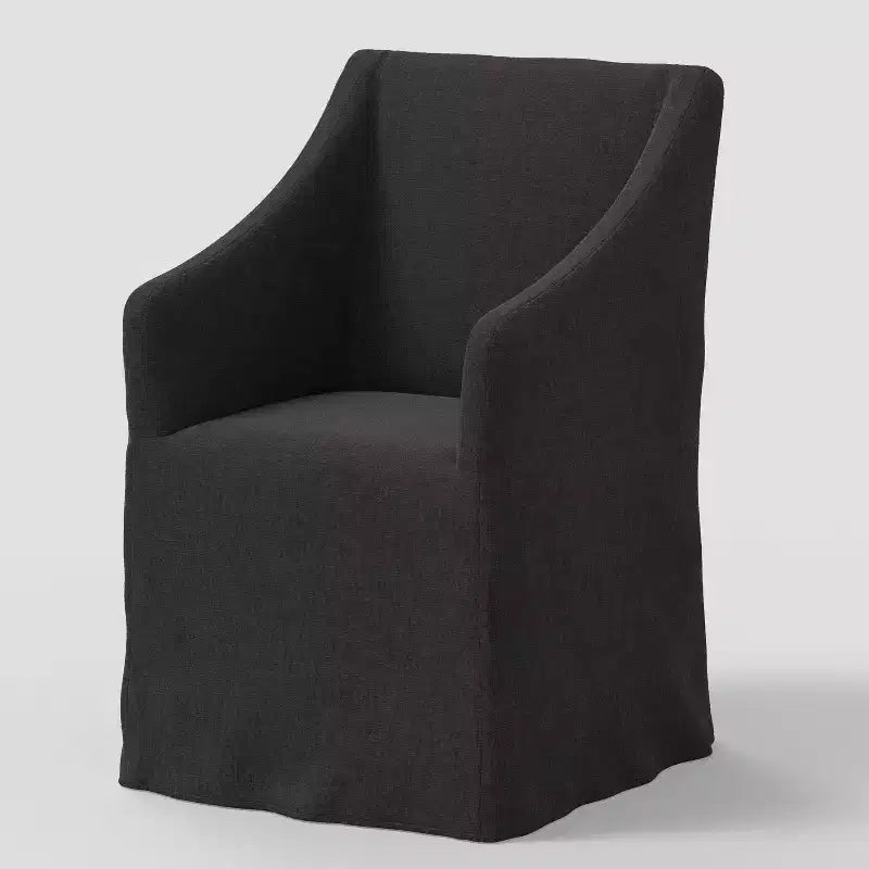 Sloped Arm Slipcovered Dining Chair - Threshold