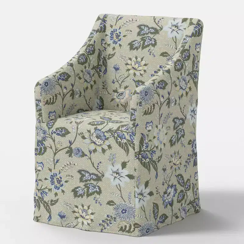 Sloped Arm Slipcovered Dining Chair - Threshold
