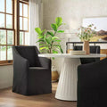 Sloped Arm Slipcovered Dining Chair - Threshold