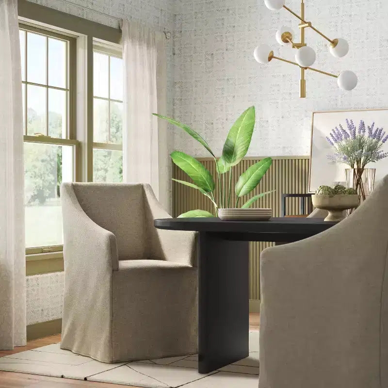 Sloped Arm Slipcovered Dining Chair - Threshold