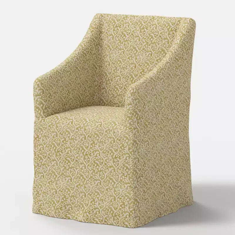 Sloped Arm Slipcovered Dining Chair - Threshold