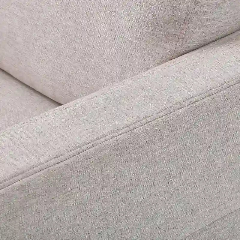 Clara Modern Armchair, Light Grey