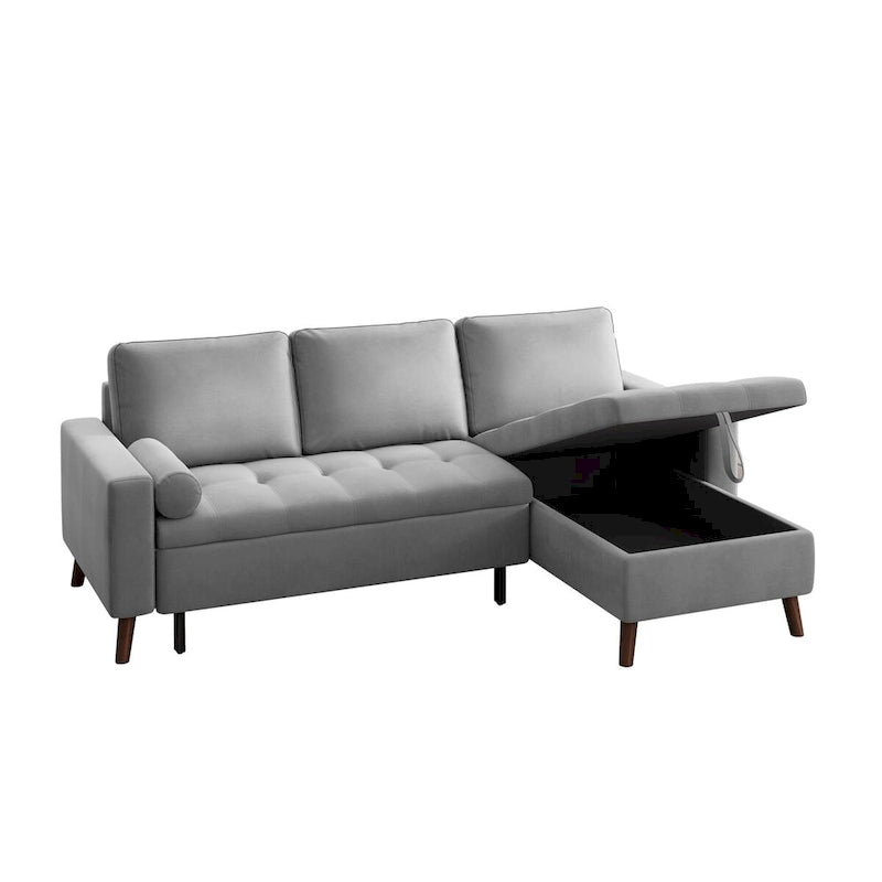 Corner sofa-bed with Storage Chaise Left/Right Handed Chaise