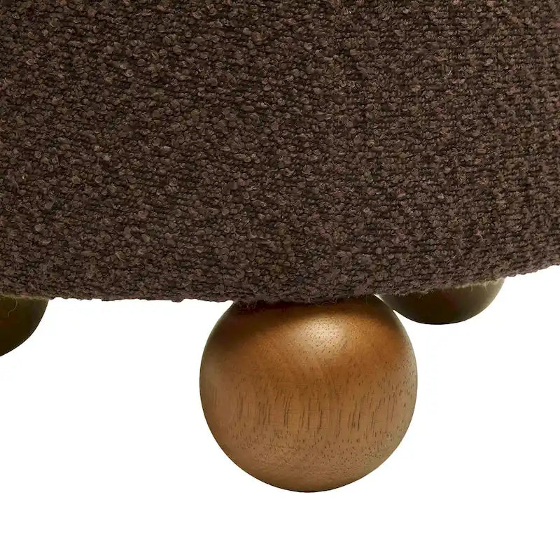 Jaine Boucle Upholstered Stool