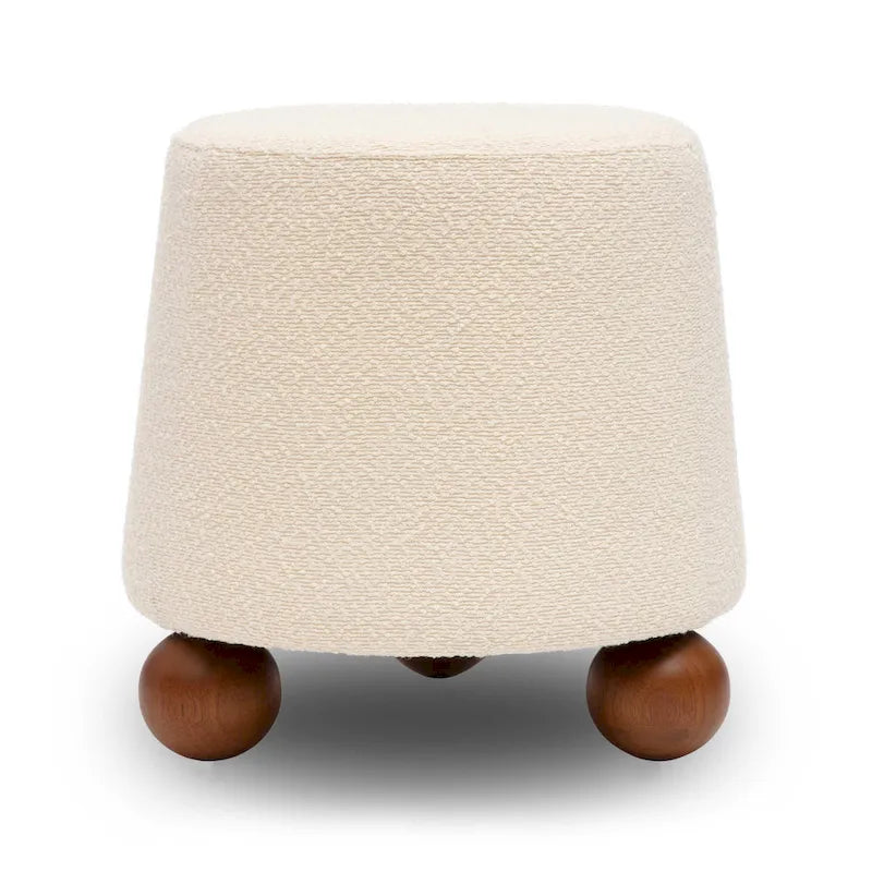 Jaine Boucle Upholstered Stool