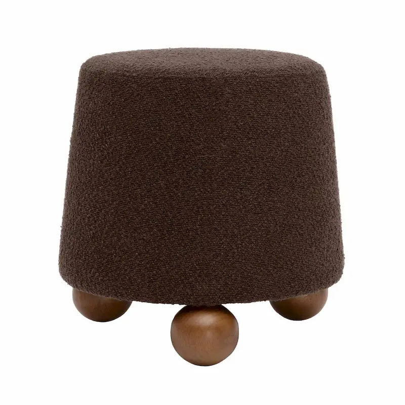 Jaine Boucle Upholstered Stool