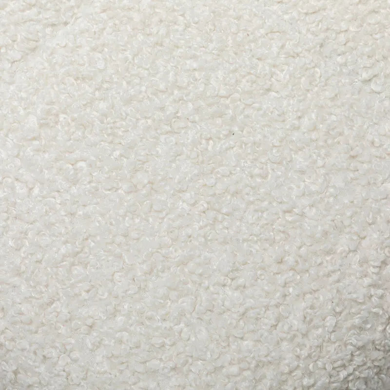 87.7  Sectional Sofa Cozy Teddy Fleece Fabric Sectional Sofa Couch