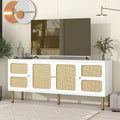Merax Woven Media Console Table for TVs Up to 70 