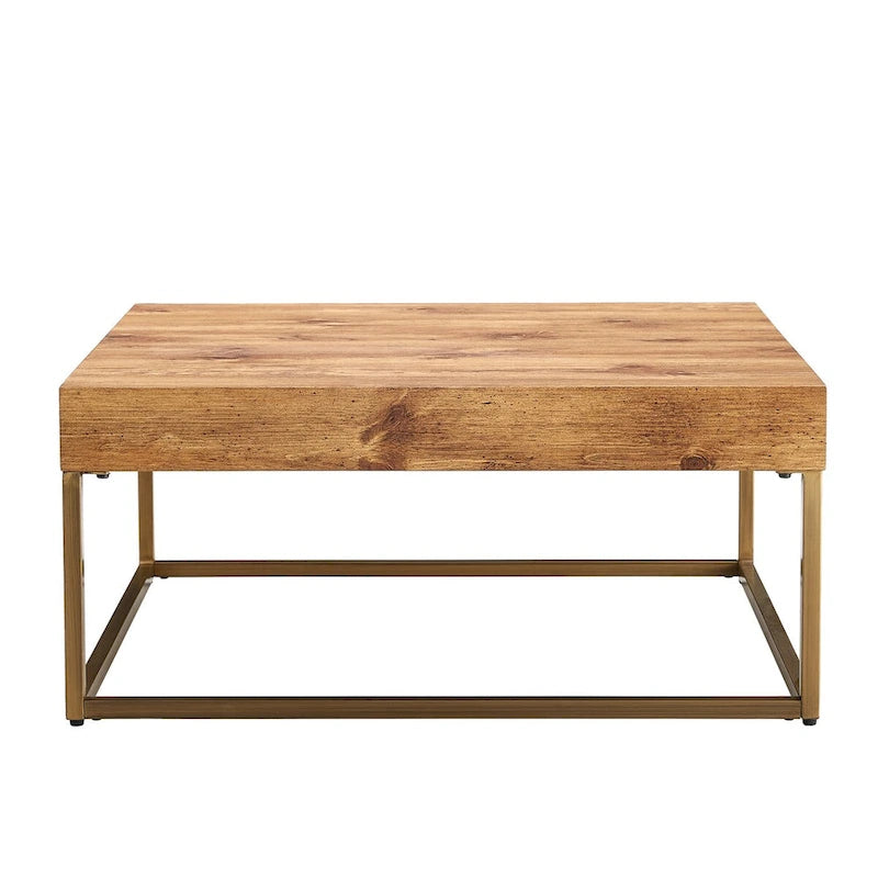 Naturally elegant wooden coffee table