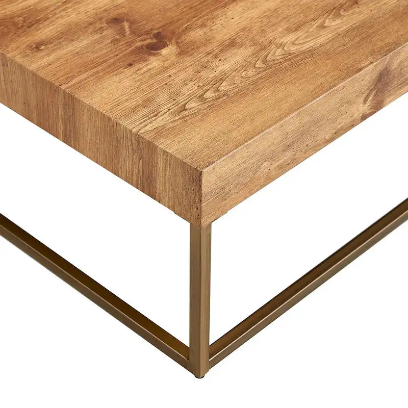 Naturally elegant wooden coffee table