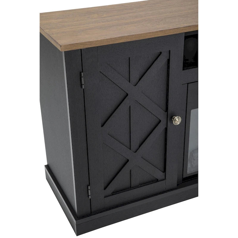 54 in. TV Stand Console for TVs up to 60 in. with Electric Fireplace - 54  in Width