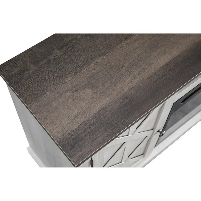 54 in. TV Stand Console for TVs up to 60 in. with Electric Fireplace - 54  in Width