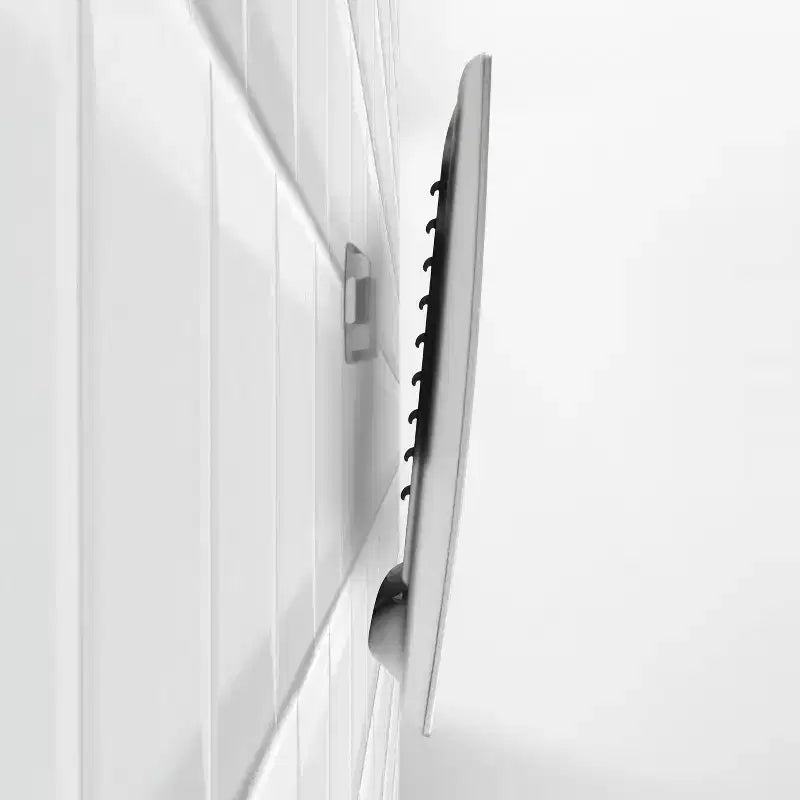 Miroir de courtoisie Zadro 2x7 rechargeable à LED résistant à l'eau pour salle de bain avec raclette