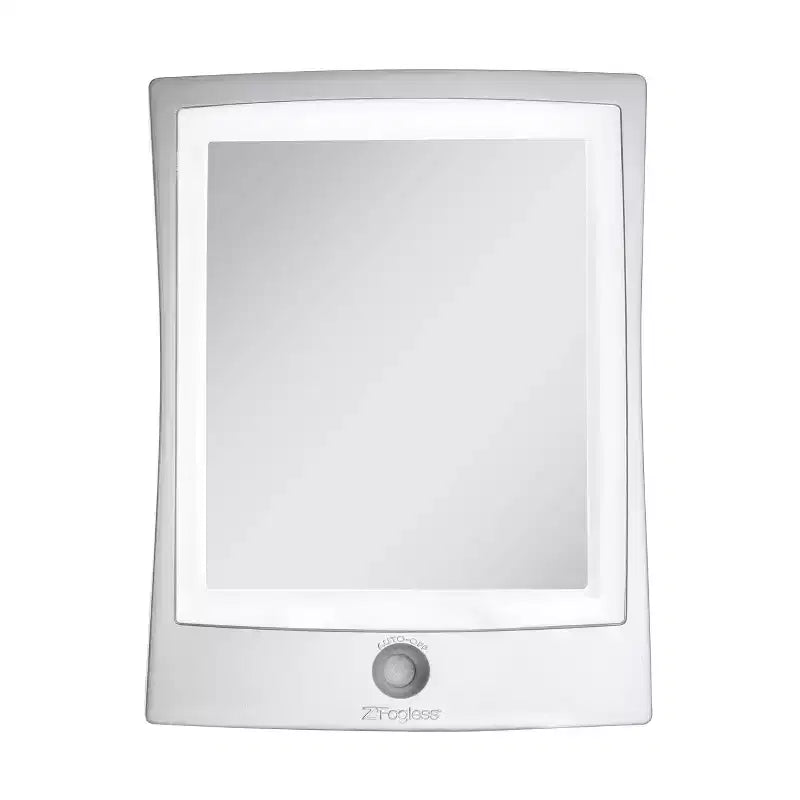 Zadro 2x7 Rechargeable LED Water Bathroom Vanity Mirror with Squeegee