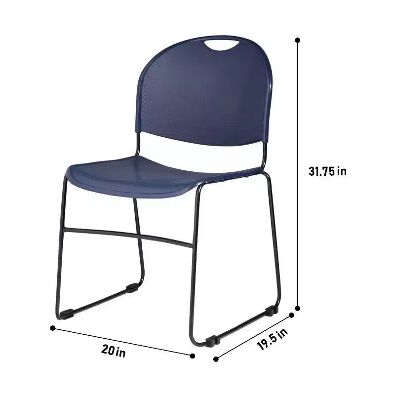 Hampden Furnishings 4pk Naomi Collection Ultra Compact Stack Chair