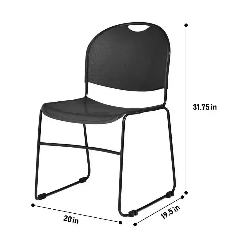 Hampden Furnishings 4pk Naomi Collection Ultra Compact Stack Chair