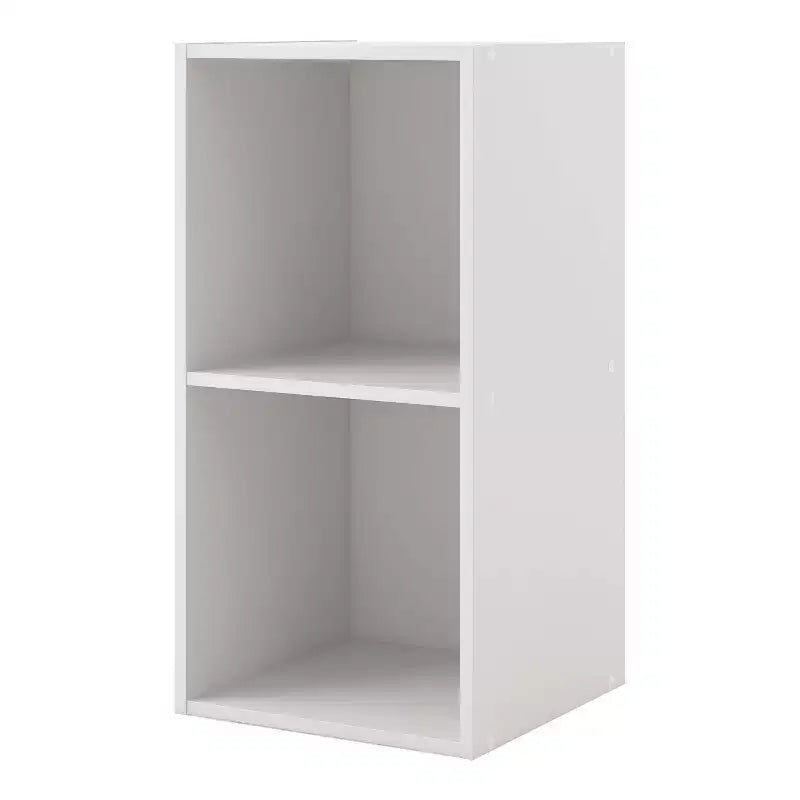 24/7 Shop At Home Bibliothèque moderne Silkpath 23,7 pouces à 2 cubes empilables et modulaires