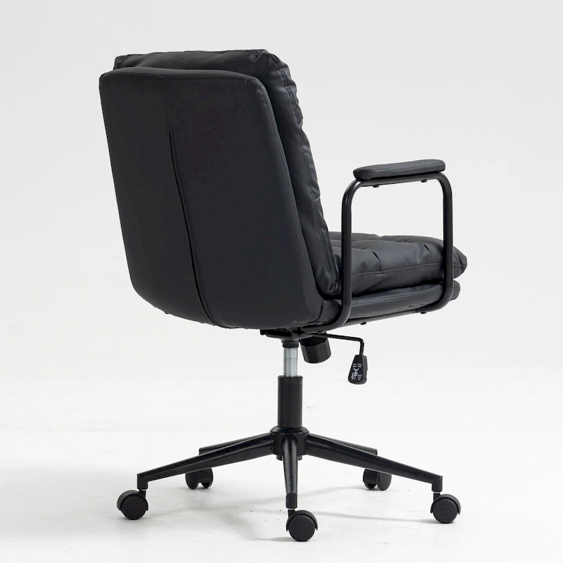 GEITIN Home Office Desk Task Swivel Chair with Padded Armrest