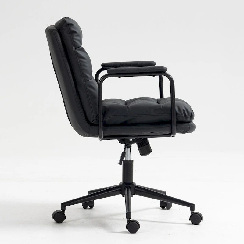 GEITIN Home Office Desk Task Swivel Chair with Padded Armrest