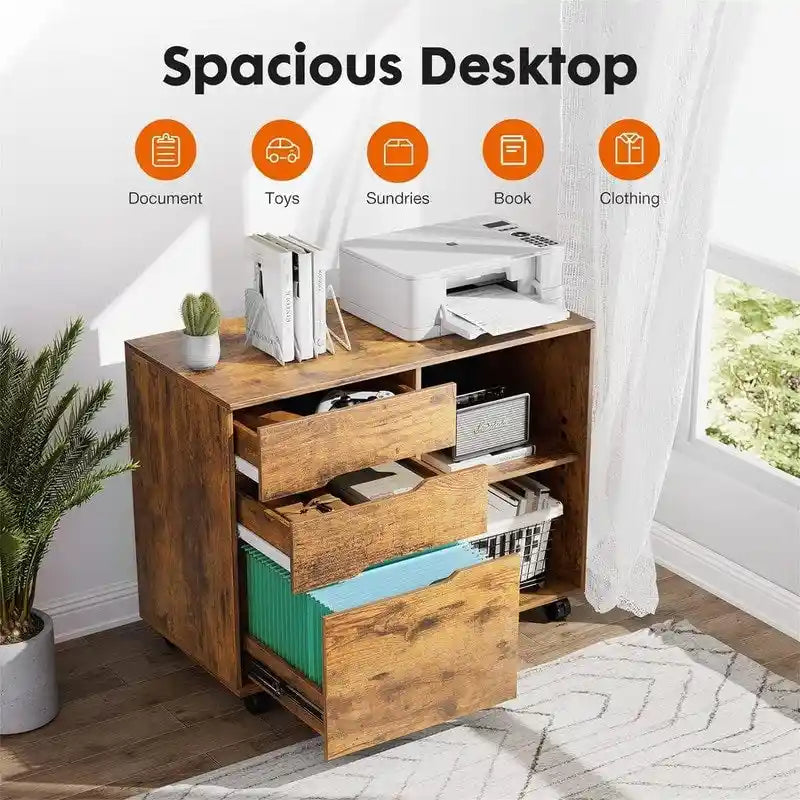 File Cabinet 3 Drawer - 31.3 D x 15.7 W x 24.4 H