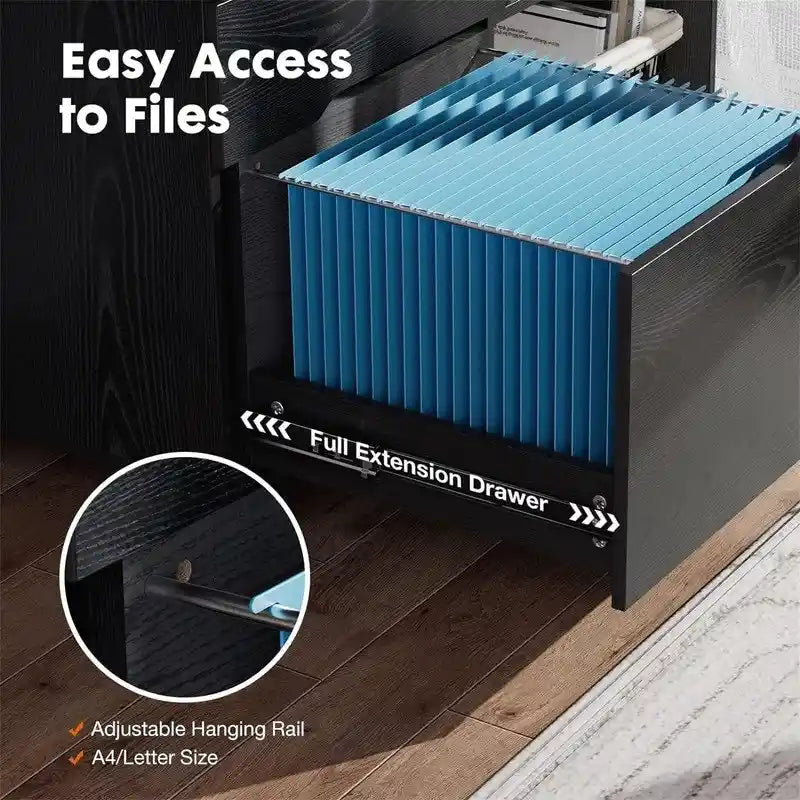 File Cabinet 3 Drawer - 31.3 D x 15.7 W x 24.4 H