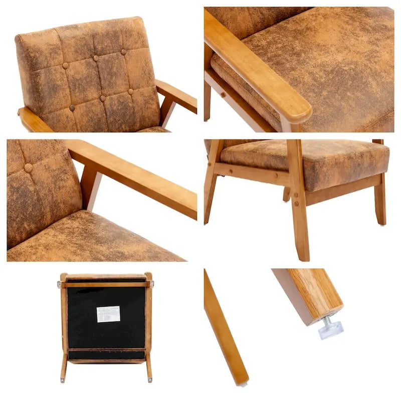 Accent Chairs Set of 2 with Side Table Arm Chair for Living Room Bedroom Office - 30.71 H*25.39 W *27.95 D