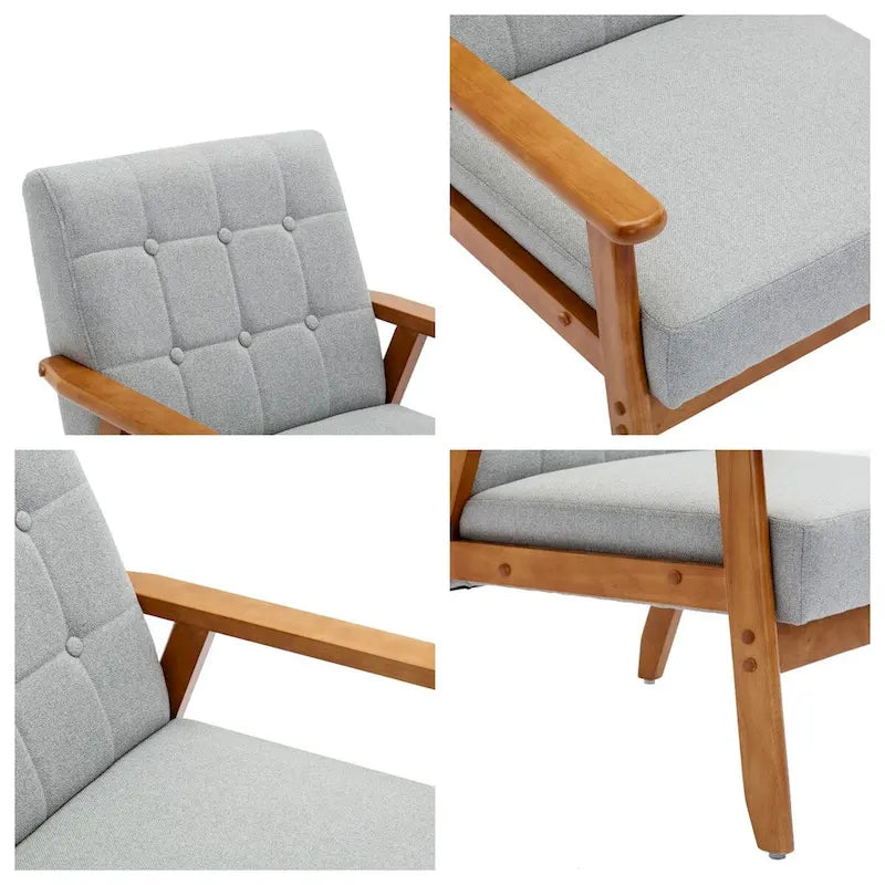 Accent Chairs Set of 2 with Side Table Arm Chair for Living Room Bedroom Office - 30.71 H*25.39 W *27.95 D