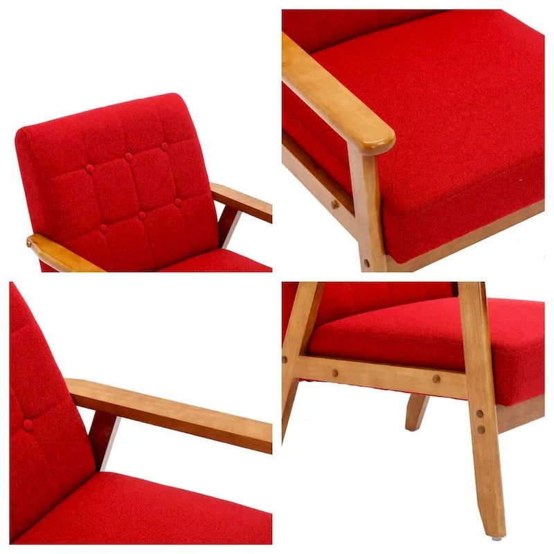 Accent Chairs Set of 2 with Side Table Arm Chair for Living Room Bedroom Office - 30.71 H*25.39 W *27.95 D