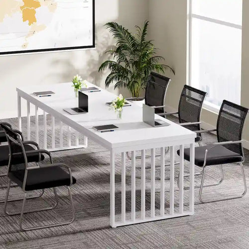 6.5ft Rectangular Conference Meeting Table for Home Office