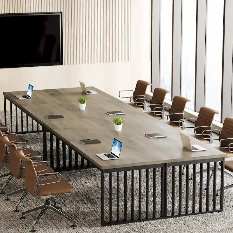 6.5ft Rectangular Conference Meeting Table for Home Office